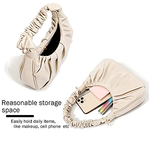 ECOTISH Damen PU Leder Handtasche (Weiß)