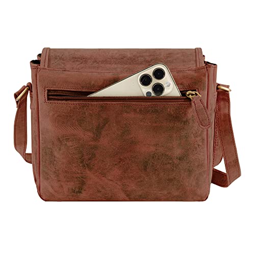Genuine Leather Designer Unisex Travel Crossbody Bag