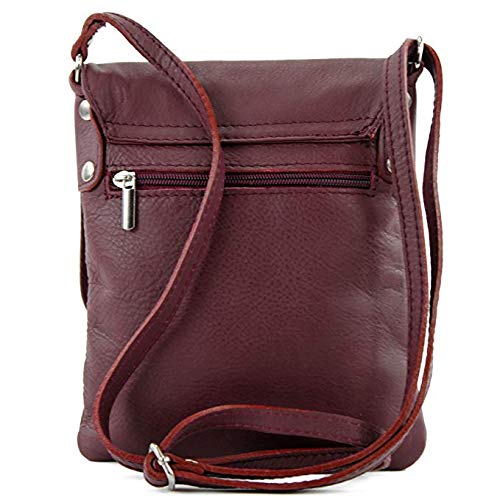Italian Leather Verapelle Cross body Messenger Bag
