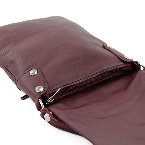 Italian Leather Verapelle Cross body Messenger Bag