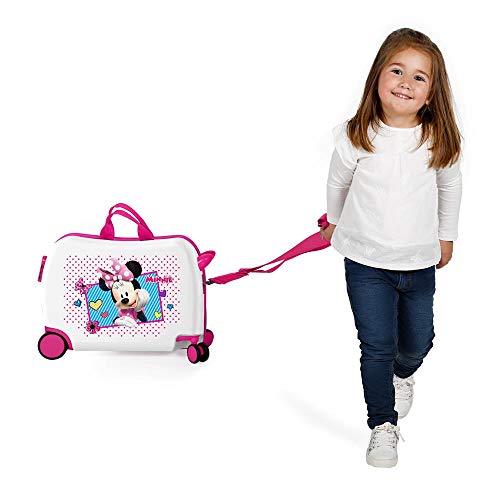 Minnie Icon Pink Kids Rolling Suitcase (50x38x20 cm)