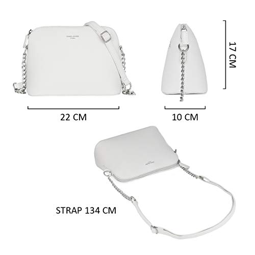 White David Jones Crossbody Chain Shoulder Bag
