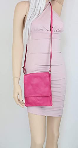 Italian Leather Verapelle Cross body Messenger Bag