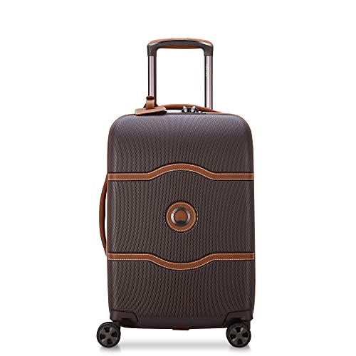 Delsey Paris Chatelet Hardshell Carry-on, Chocolate Brown