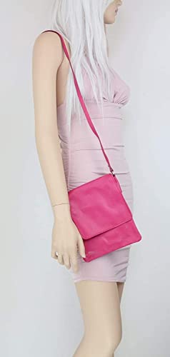 Italian Leather Verapelle Cross body Messenger Bag