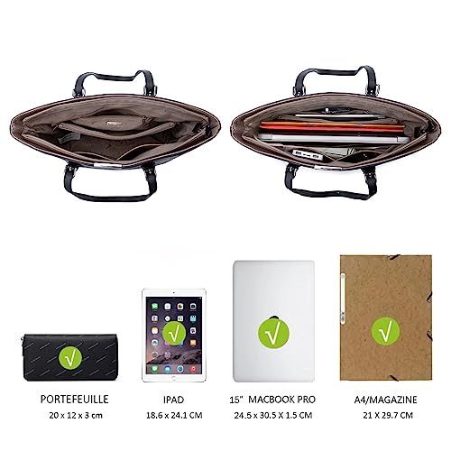 David Jones White PU Leather Large Tote Handbag