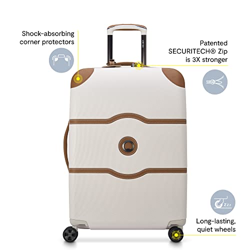 Delsey Paris Chatelet Hardshell Carry-on, Chocolate Brown
