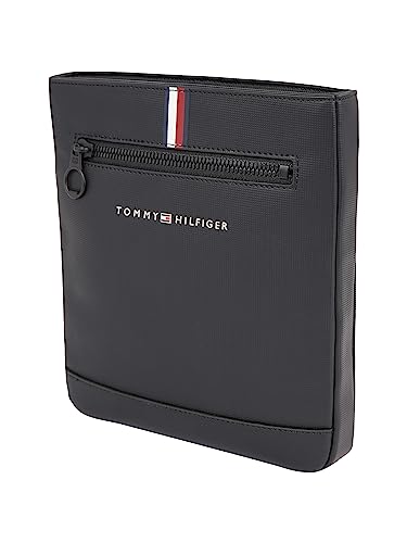 Tommy Hilfiger Men's Essential Mini Crossover, Black