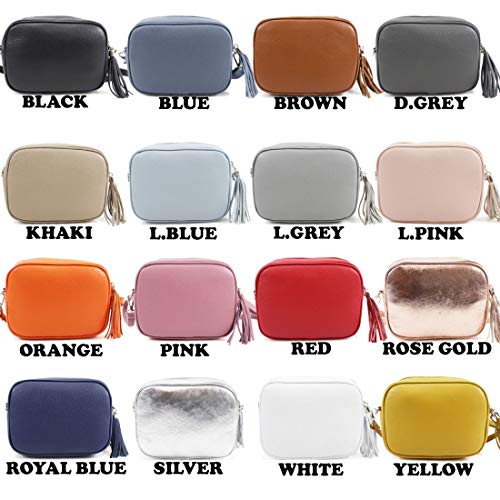 Craze London Ladies Leather Cross Body Bag