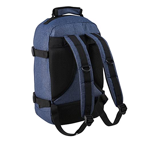 Stylish Atlantic Blue Hand Luggage Backpack - 20L