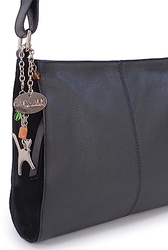 Designer Leather Crossbody Bag - Kindle/Tablet - CHARLOTTE
