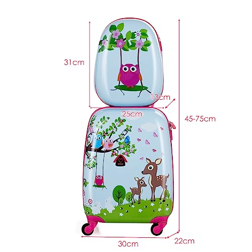 Kids Designer Handbags Set, Forest Trolley Case