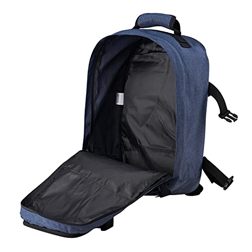 Stylish Atlantic Blue Hand Luggage Backpack - 20L