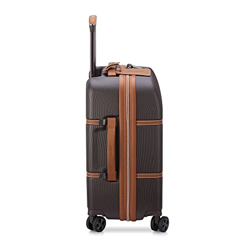 Delsey Paris Chatelet Hardshell Carry-on, Chocolate Brown