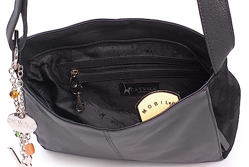 Designer Leather Crossbody Bag - Kindle/Tablet - CHARLOTTE
