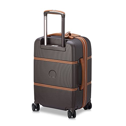 Delsey Paris Chatelet Hardshell Carry-on, Chocolate Brown