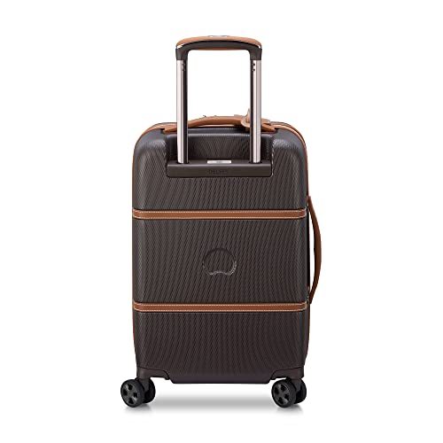 Delsey Paris Chatelet Hardshell Carry-on, Chocolate Brown