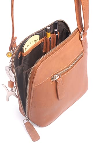Designer Leather Cross Body Bag - Catwalk Collection LENA