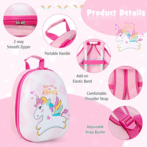 Designer Kids Luggage Set - Pink Travel Trolley