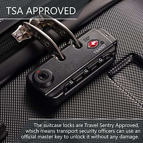 Designer Handbag with TSA Lock and Spinner Wheels