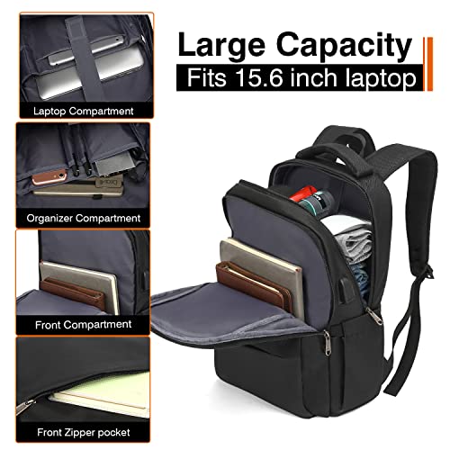 Designer Laptop School Backpack with USB Charging Port