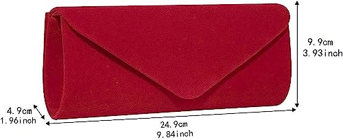 Sparkling Red Clutch Bag for Wedding or Party