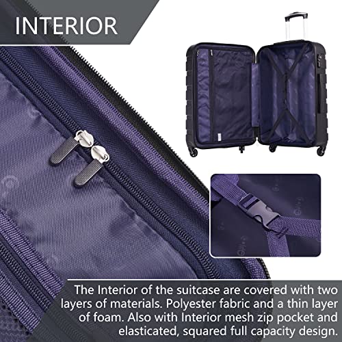 Designer Handbag with TSA Lock and Spinner Wheels