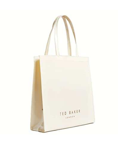 Ted Baker Alacon Plain Bow Large Icon Bag Tote, Ivory
