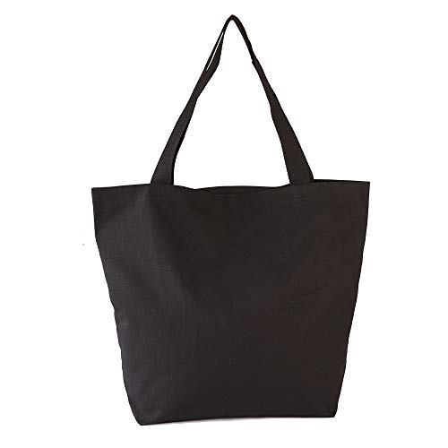 Large Cotton Canvas Designer Handbag Beach Tote