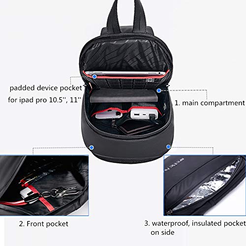 Arctic Hunter Men's USB Crossbody Sling Bag