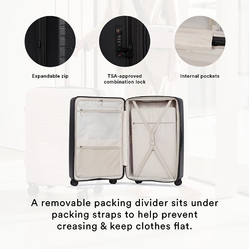 ANTLER Stamford Large Black Lightweight Spinner Suitcase - 152L