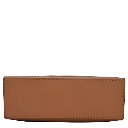 Anuschka Butterfly Honey Leather Flap Messenger Crossbody