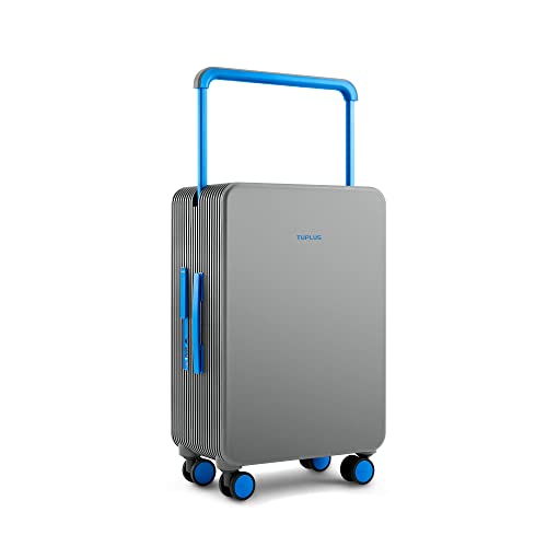 24-Inch Grey Blue ABS Hard Shell Designer Suitcase