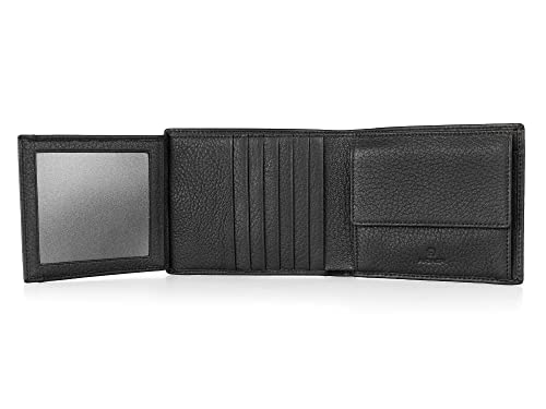 Landscape format men's wallet from Aigner., 007 Black (Black) - .