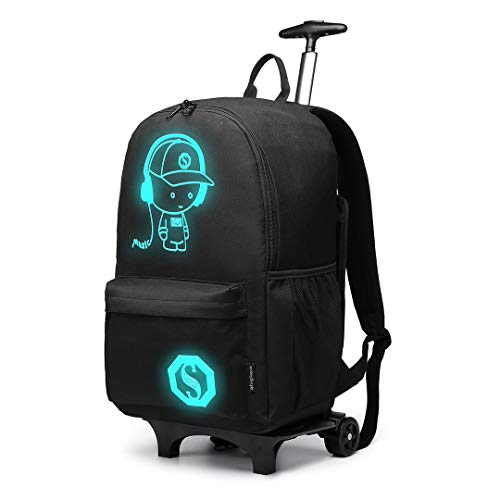 Kono Music Boy Laptop Trolley Rucksack (Black)