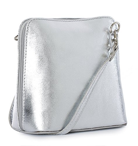 Craze London Women's Italian Leather Crossbody Handbag