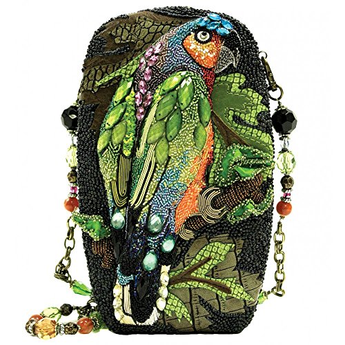 Mary Frances Chatterbox Beaded Parrot Handbag, Multi