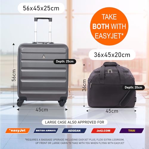 Aerolite Super Lightweight Hand Luggage Cabin Suitcase