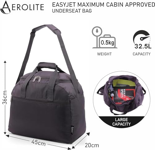Aerolite Super Lightweight Hand Luggage Cabin Suitcase