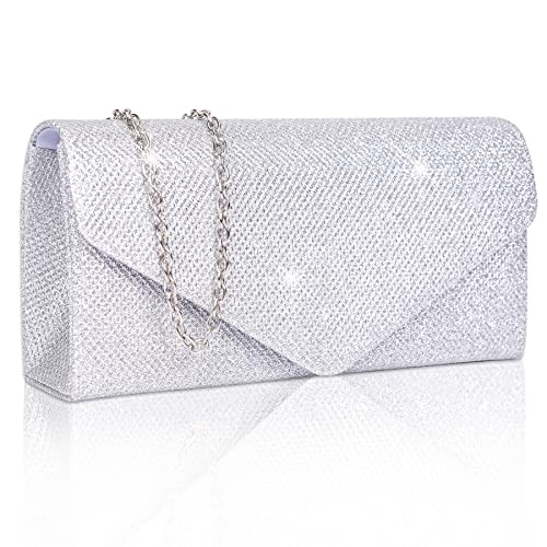 Larcenciel Sparkly Envelope Clutch: Stylish Evening Handbag