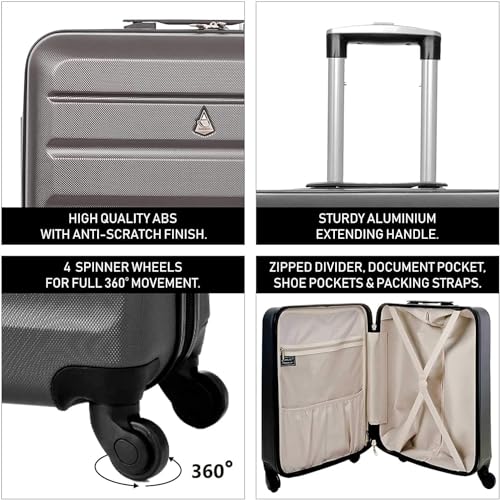 Aerolite Super Lightweight Hand Luggage Cabin Suitcase
