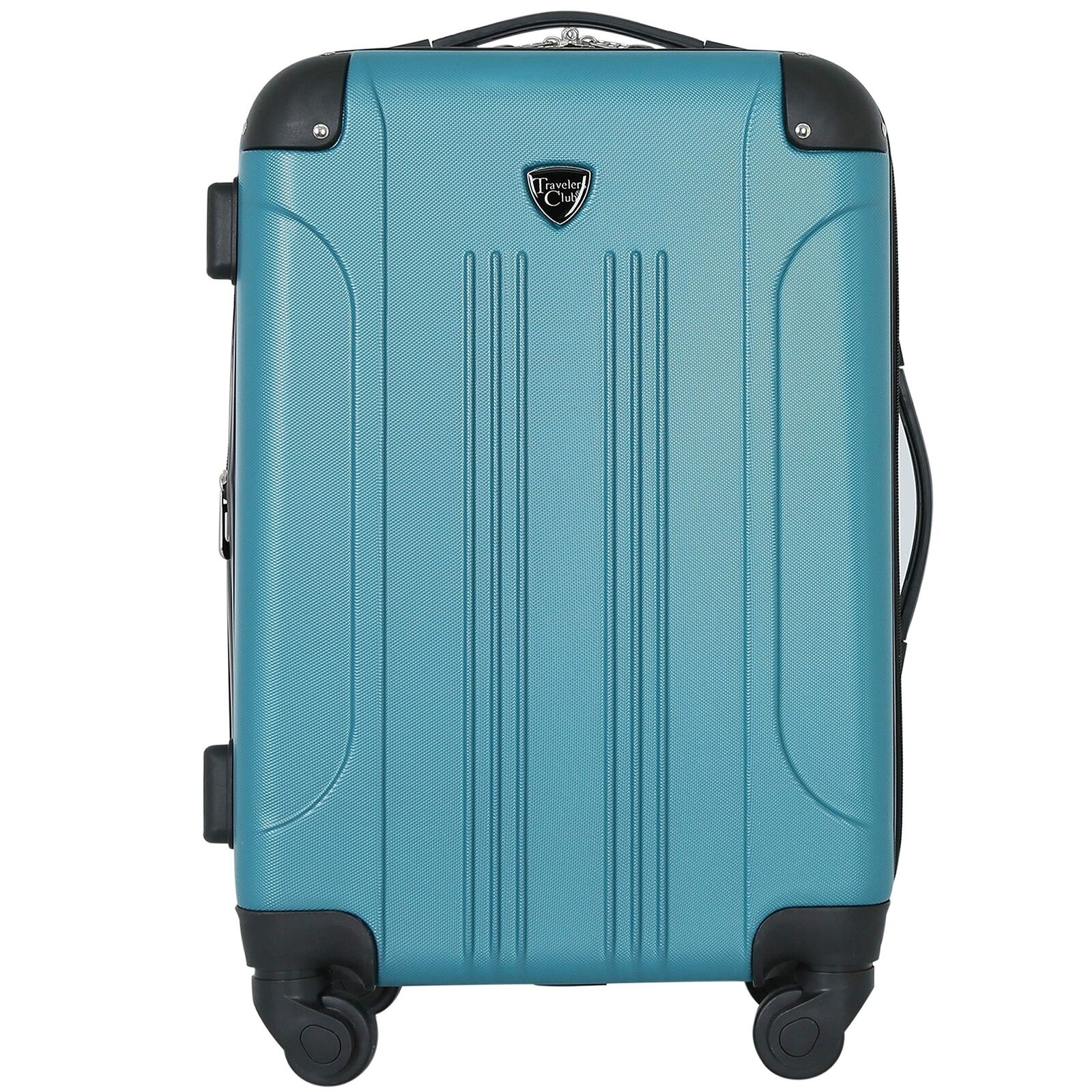 Teal Chicago Hardside Expandable Spinner Luggage, 20" Carry-On