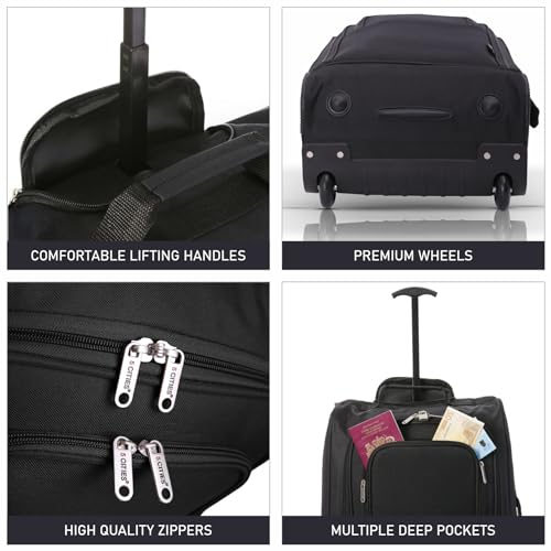 Designer Handbag: Lightweight Cabin Approved Trolley Bag, 2-Year Warranty