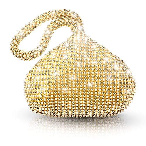Sparkly Rhinestone Evening Bag for Prom, Wedding