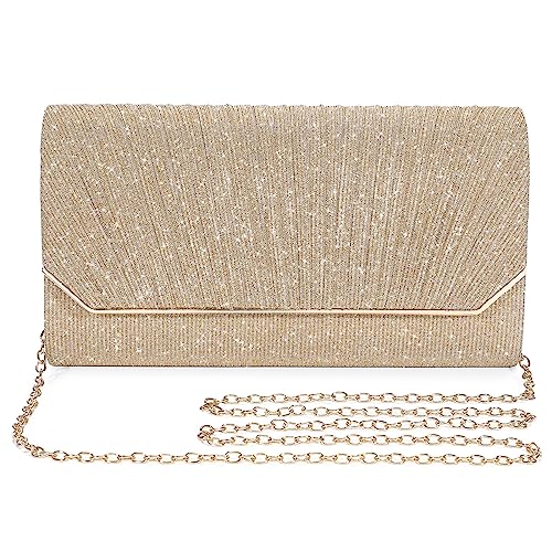 Gold Evening Bag for Women - Elegant Wedding Clutch