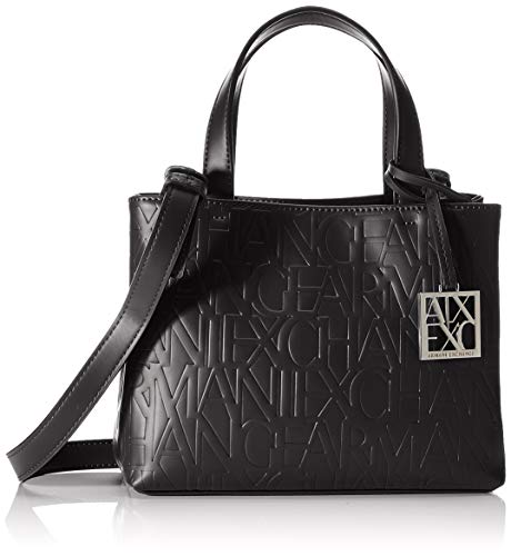 Armani Exchange Liz-Small Designer Shopping Satchel Bag