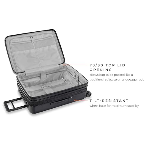 Briggs & Riley Sympatico Medium Spinner Handbag, Matte Black