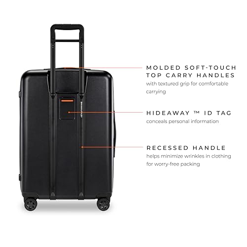 Briggs & Riley Sympatico Medium Spinner Handbag, Matte Black