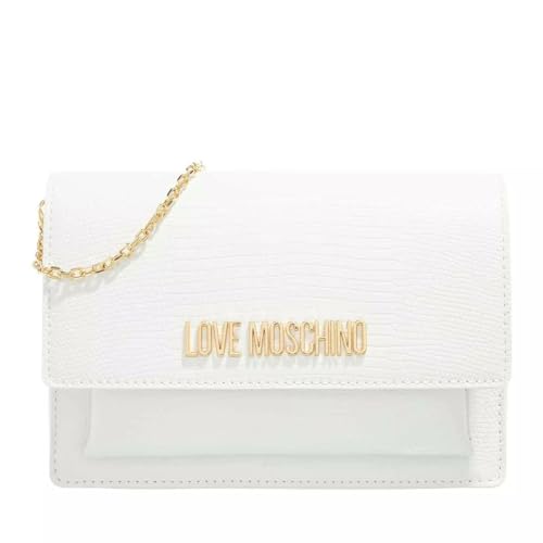 Love Moschino White Shoulder Bag, 14X22X5