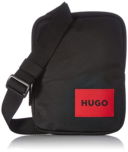 HUGO Mens Ethon Reporter Bag with Red Logo